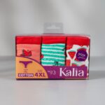 طقم داخلي سليب فوطة قطن (3 قطع) للنساء بثلاث ألوان