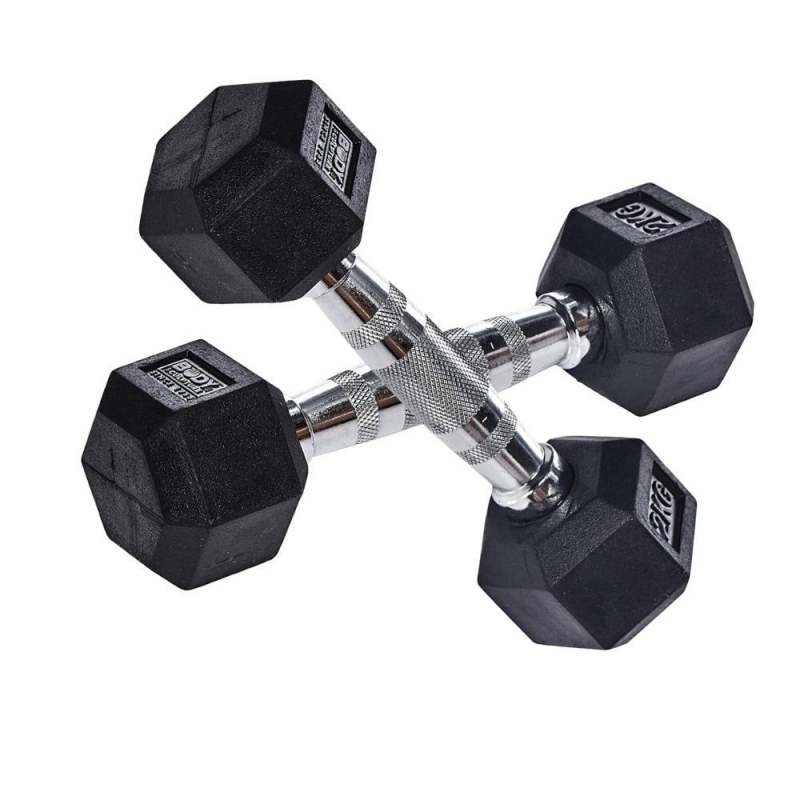 ⁦زوج دمبلز 1 كيلو لون أسود⁩ - الصورة ⁦1⁩