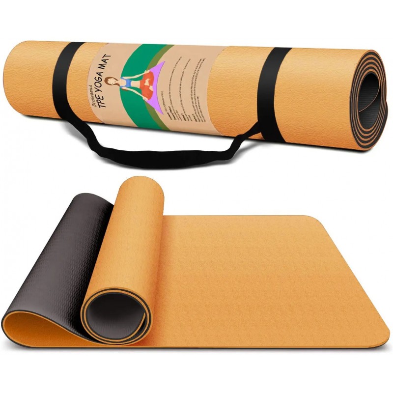 ⁦فرشة يوجا لون برتقالي⁩ - الصورة ⁦1⁩