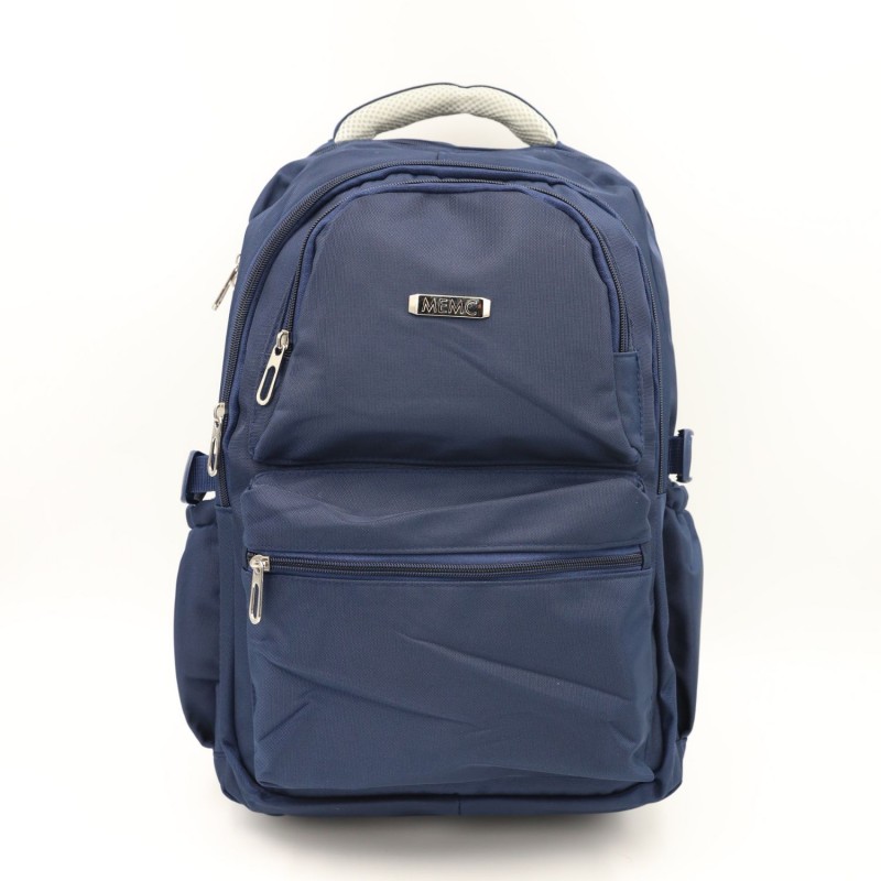 ⁦شنطة مدرسية للثانوية 45*35 سم لون كحلي⁩ - الصورة ⁦1⁩