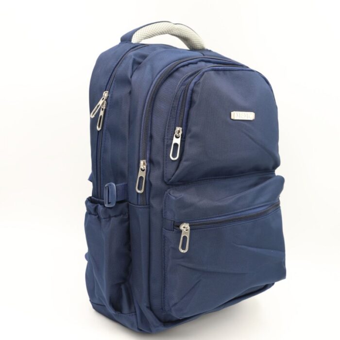 ⁦شنطة مدرسية للثانوية 45*35 سم لون كحلي⁩ - الصورة ⁦2⁩