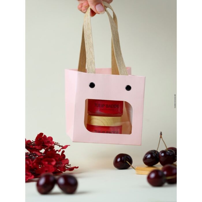 ⁦بكج العناية بالشفاه مكون من قطعتين مقشر ومرطب 2OZ نكهه كرز⁩ - الصورة ⁦4⁩