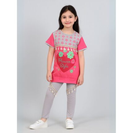 بجامة بناتي قطعتين صيفي