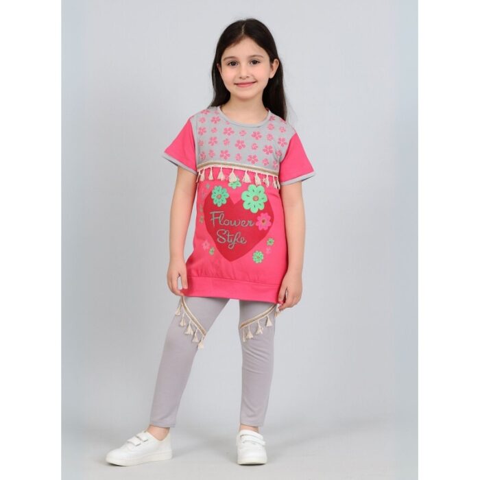 103389044_68b960448e837 بجامة بناتي قطعتين صيفي - الصورة 1