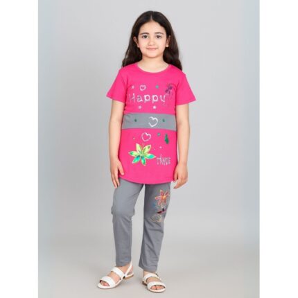 بجامة بناتي قطعتين صيفي