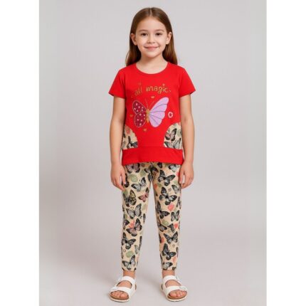 بجامة بناتي قطعتين صيفي