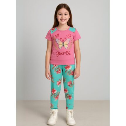 بجامة بناتي قطعتين صيفي