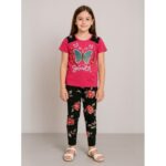 بجامة بناتي قطعتين صيفي