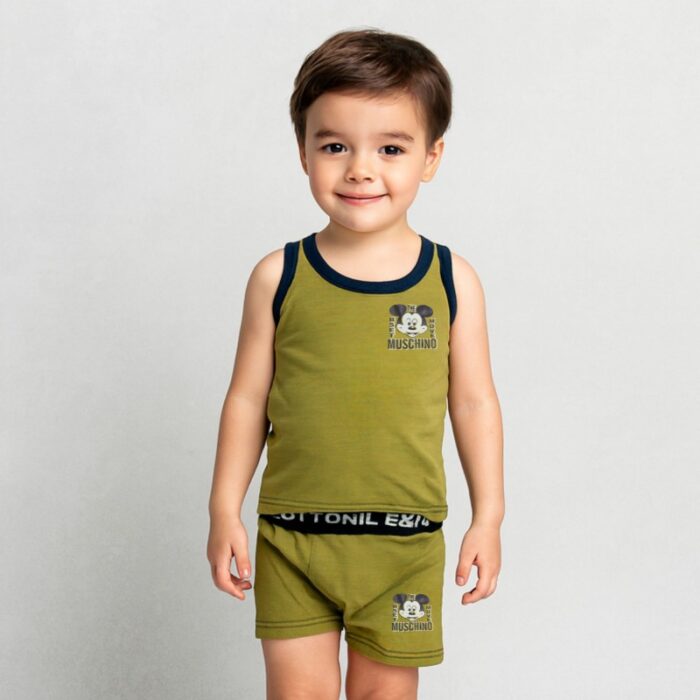 103389078_68b96054be371 طقم داخلي شباح + شورت للأطفال - الصورة 1