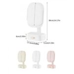 ⁦خزانة صغيرة و منظم تجميل وإكسسوارات مع مرآة⁩ - الصورة ⁦3⁩