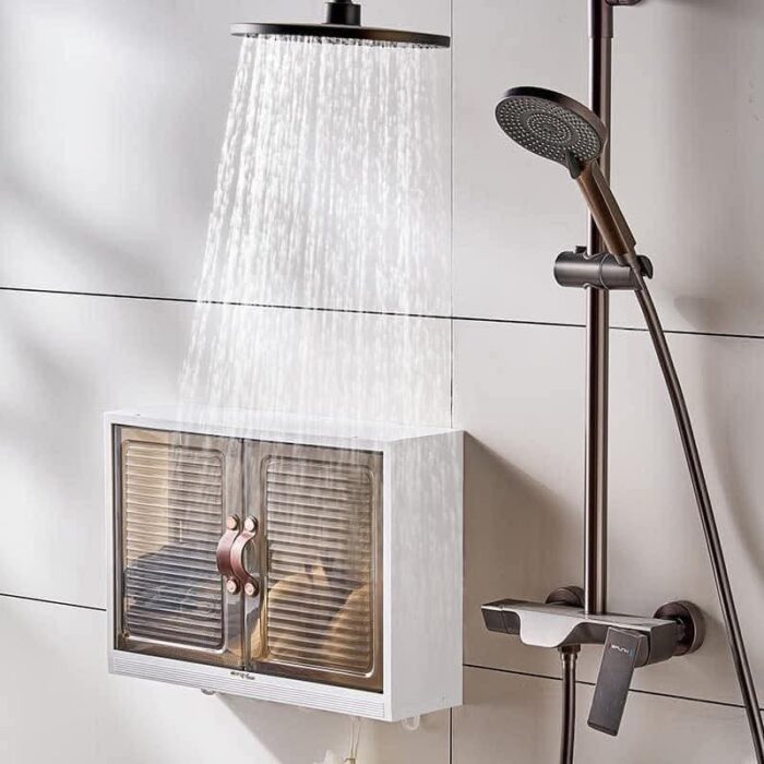 ⁦خزانة بلاستيكية ذكية تعلق في أي مكان - دون حفر⁩ - الصورة ⁦2⁩