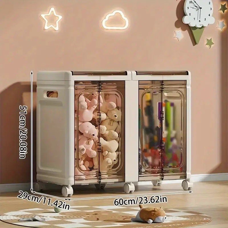 ⁦خزانة العاب ومستلزمات بقسمين ذات التصميم الفريد⁩ - الصورة ⁦1⁩