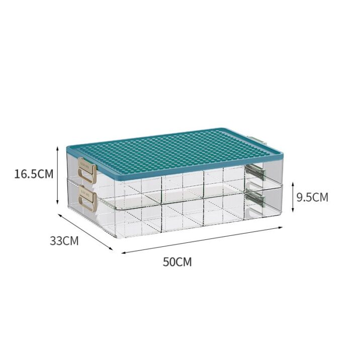 ⁦صناديق تخزين بلاستيكية شفافة مخصصة لألعاب الأطفال⁩ - الصورة ⁦3⁩