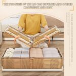 ⁦صندوق تخزين قابل للطي أسفل السرير⁩ - الصورة ⁦3⁩