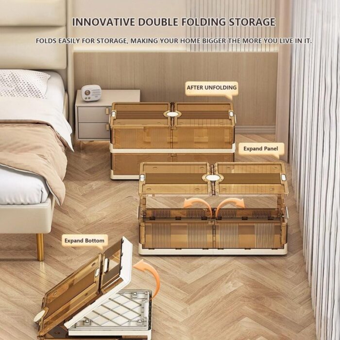 ⁦صندوق تخزين قابل للطي أسفل السرير⁩ - الصورة ⁦6⁩