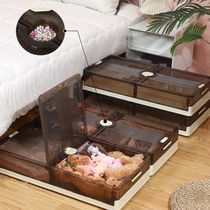 ⁦صندوق تخزين قابل للطي أسفل السرير⁩ - الصورة ⁦14⁩