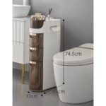 ⁦خزانة طولية لتخزين ذكي وعصري بثلاثة أدراج واسعة⁩ - الصورة ⁦4⁩