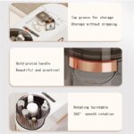 ⁦خزانة طولية لتخزين ذكي وعصري بثلاثة أدراج واسعة⁩ - الصورة ⁦5⁩