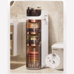 ⁦خزانة طولية لتخزين ذكي وعصري بثلاثة أدراج واسعة⁩ - الصورة ⁦6⁩