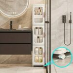 ⁦خزانة تخزين عمودية متعددة الطبقات مكونة من 3 طبقات 28*126 سم⁩ - الصورة ⁦2⁩