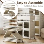 ⁦خزانة بتصميم عملي وأنيق بارتفاع 160 سم، مثالية لترتيب الملابس أو الأدوات المنزلية⁩ - الصورة ⁦3⁩