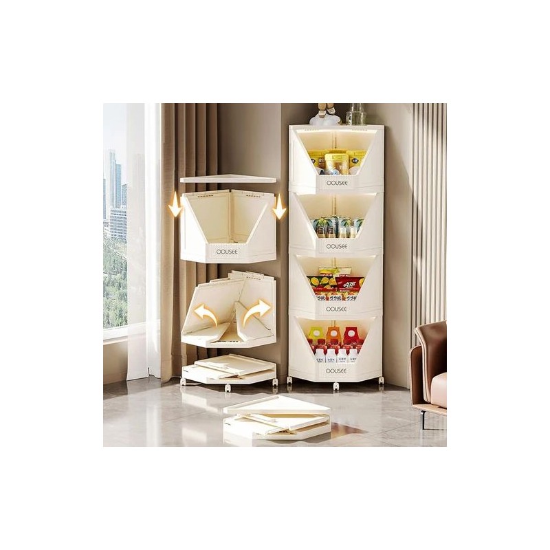 ⁦خزانة منظمات الزاوية العملية 47*131 سم⁩ - الصورة ⁦1⁩