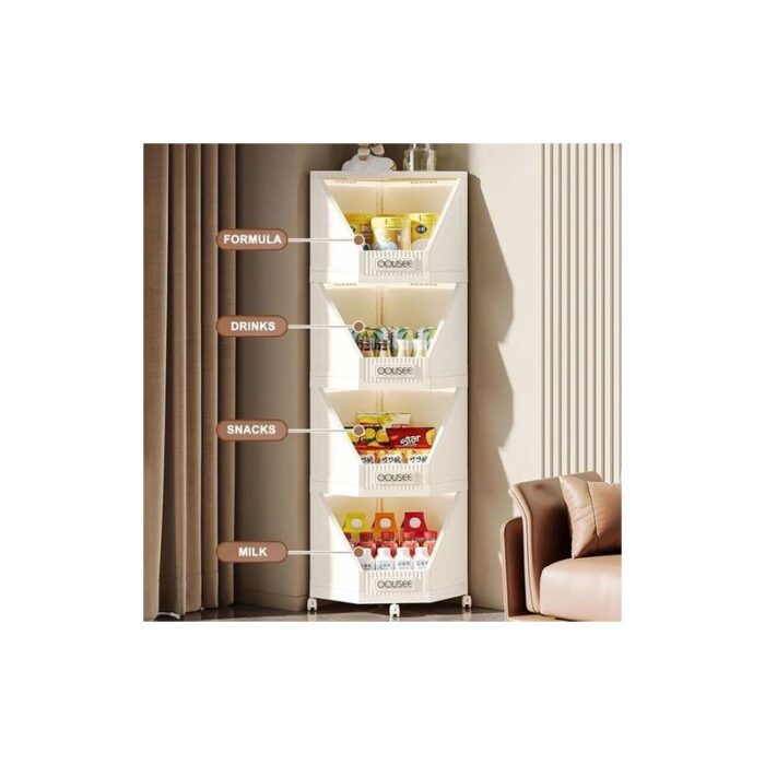 ⁦خزانة منظمات الزاوية العملية 47*131 سم⁩ - الصورة ⁦3⁩