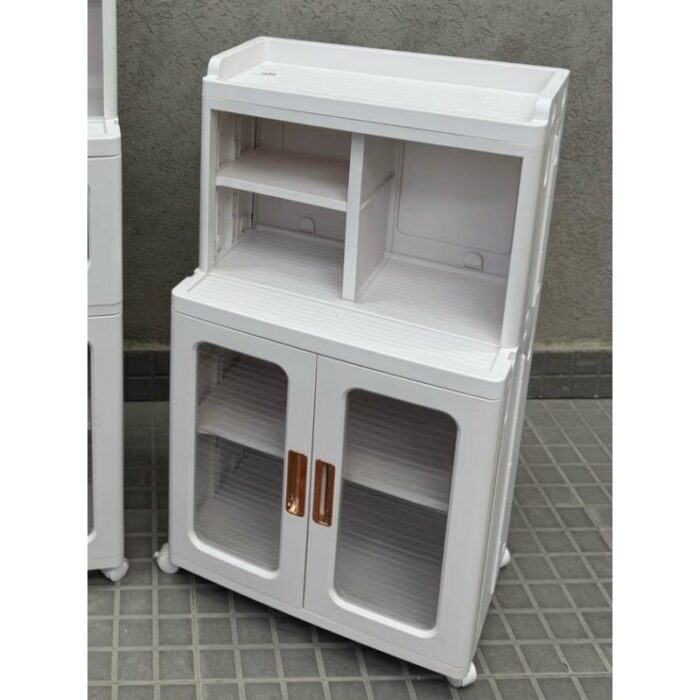 ⁦خزائن بلاستيكية للمطبخ عالية الجودة وعمليّة قياس 53*94 سم⁩ - الصورة ⁦2⁩