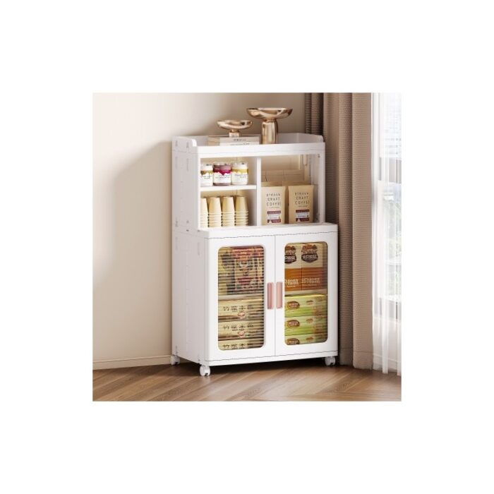 ⁦خزائن بلاستيكية للمطبخ عالية الجودة وعمليّة قياس 53*94 سم⁩ - الصورة ⁦3⁩