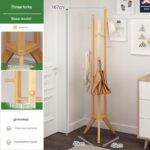 شماعة ملابس خشبية ارضية لغرف النوم او غرفة المعيشة او لتنشيف الملابس