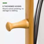 ⁦شماعة ملابس خشبية ارضية لغرف النوم او غرفة المعيشة او لتنشيف الملابس⁩ - الصورة ⁦3⁩