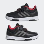 ⁦adidas Kids' Tensaur Hook and Loop Shoes - Black⁩ - الصورة ⁦10⁩