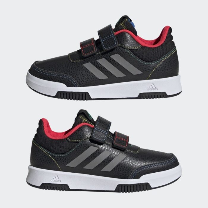 ⁦adidas Kids' Tensaur Hook and Loop Shoes - Black⁩ - الصورة ⁦10⁩