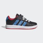 adidas Kids' Marvel Spider-Man Grand Court Shoes - Black