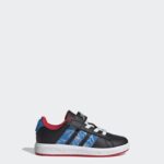 ⁦adidas Kids' Marvel Spider-Man Grand Court Shoes - Black⁩ - الصورة ⁦2⁩