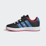 ⁦adidas Kids' Marvel Spider-Man Grand Court Shoes - Black⁩ - الصورة ⁦5⁩