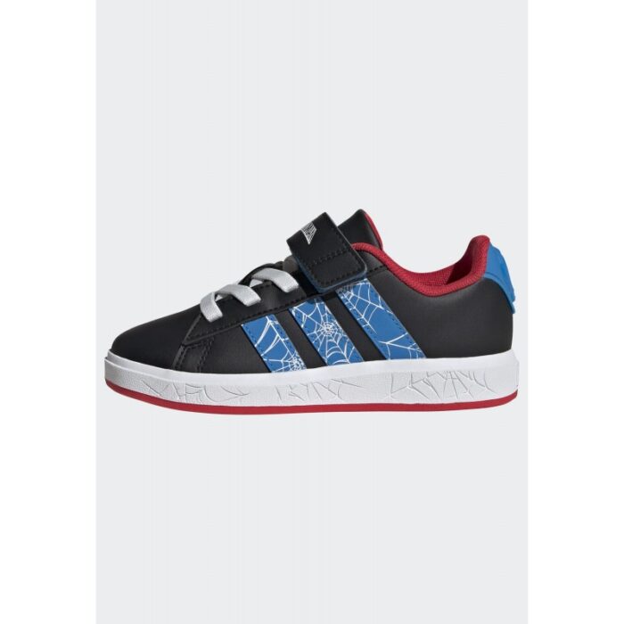 ⁦adidas Kids' Marvel Spider-Man Grand Court Shoes - Black⁩ - الصورة ⁦13⁩