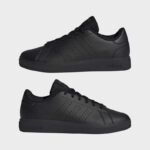 ⁦adidas Kids' Advantage Base 2.0 Shoes - Black⁩ - الصورة ⁦10⁩