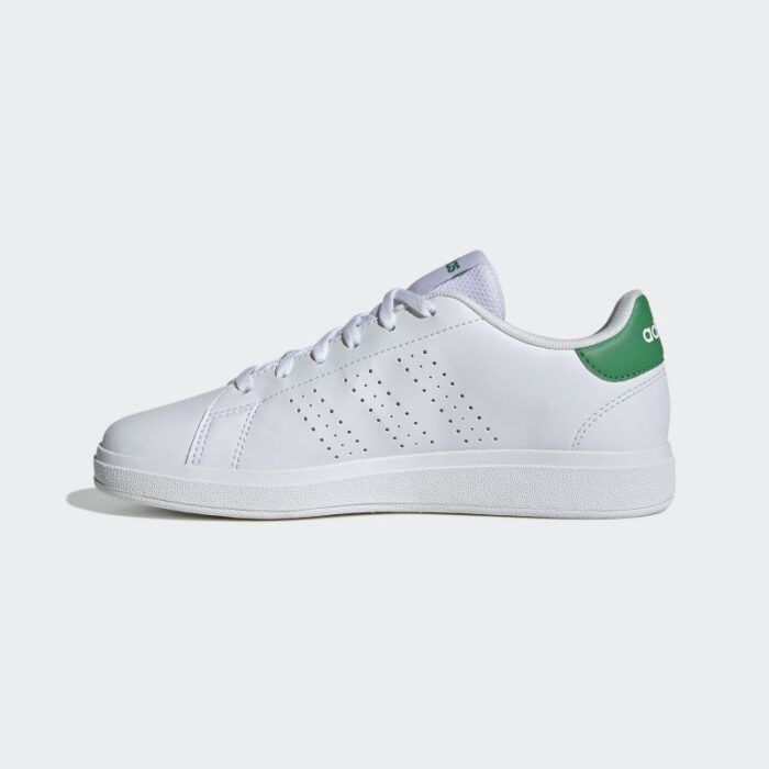 ⁦adidas Kids' Advantage Base 2.0 Shoes - White⁩ - الصورة ⁦5⁩