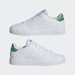 ⁦adidas Kids' Advantage Base 2.0 Shoes - White⁩ - الصورة ⁦10⁩