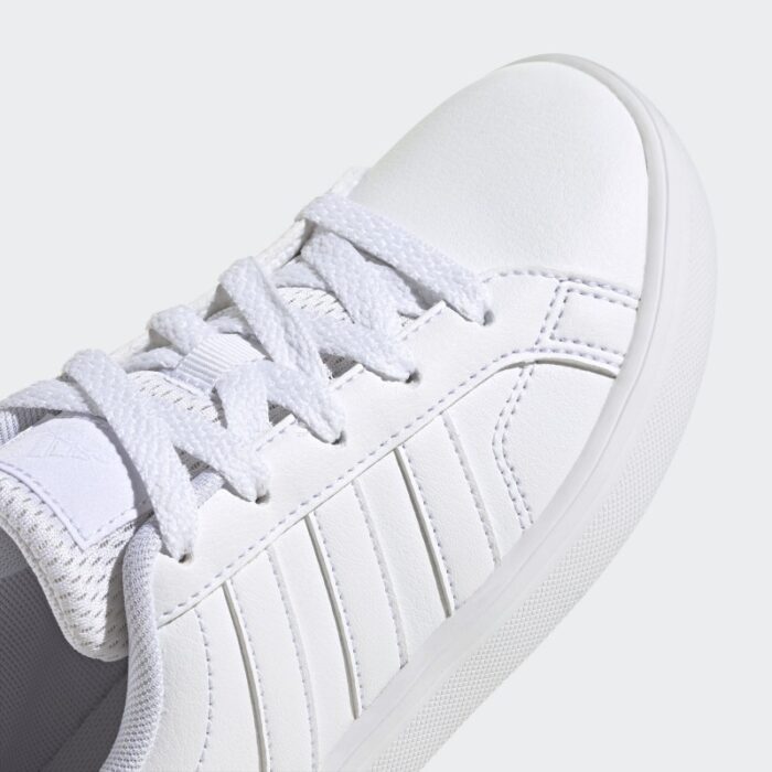 ⁦adidas Kids' VS Pace 2.0 Shoes - White⁩ - الصورة ⁦8⁩