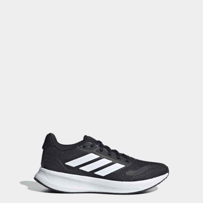 ⁦adidas Unisex' RunFalcon 5 Shoes - Black⁩ - الصورة ⁦2⁩
