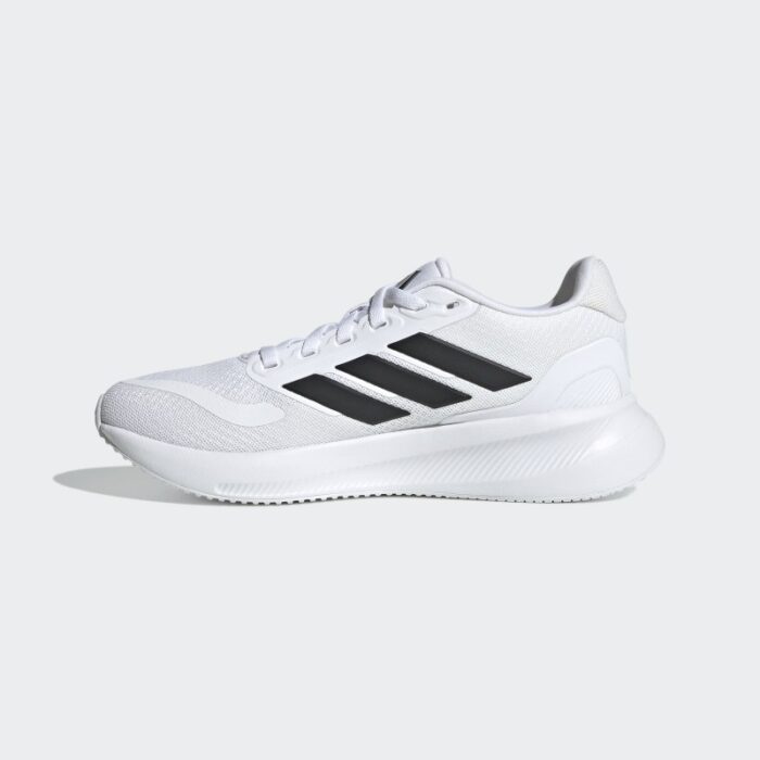 ⁦adidas Unisex' RunFalcon 5 Shoes - White⁩ - الصورة ⁦5⁩