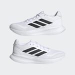 ⁦adidas Unisex' RunFalcon 5 Shoes - White⁩ - الصورة ⁦10⁩