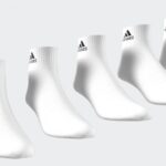 ⁦adidas Unisex' Thin and Light Sportswear Ankle Socks 6 Pairs⁩ - الصورة ⁦2⁩