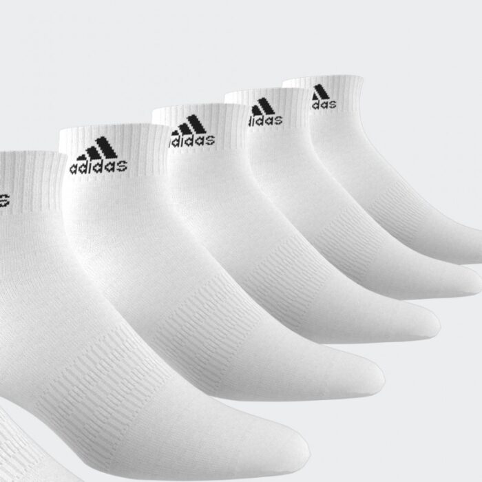 ⁦adidas Unisex' Thin and Light Sportswear Ankle Socks 6 Pairs⁩ - الصورة ⁦3⁩