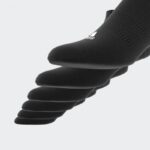 ⁦adidas Unisex' Cushioned Sportswear Low-Cut Socks 6 Pairs - Black⁩ - الصورة ⁦8⁩