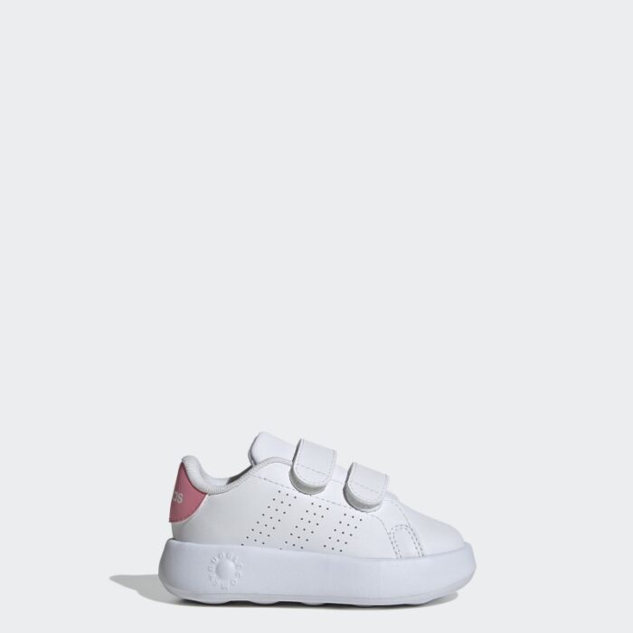 ⁦adidas Kids' Advantage Shoes - White⁩ - الصورة ⁦2⁩
