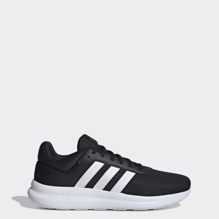 ⁦adidas Men's Lite Racer 4.0 Shoes - Black⁩ - الصورة ⁦2⁩