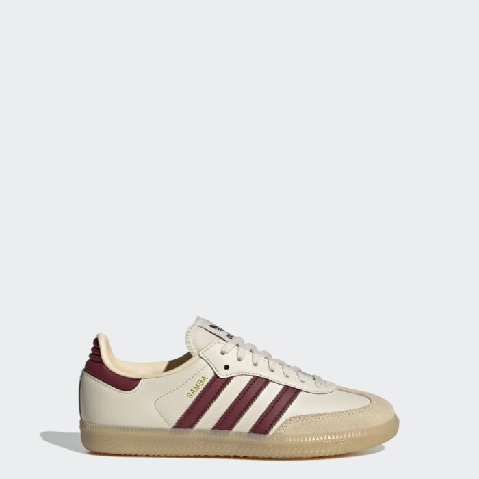 ⁦adidas Womens' Samba OG Shoes - Beige⁩ - الصورة ⁦2⁩